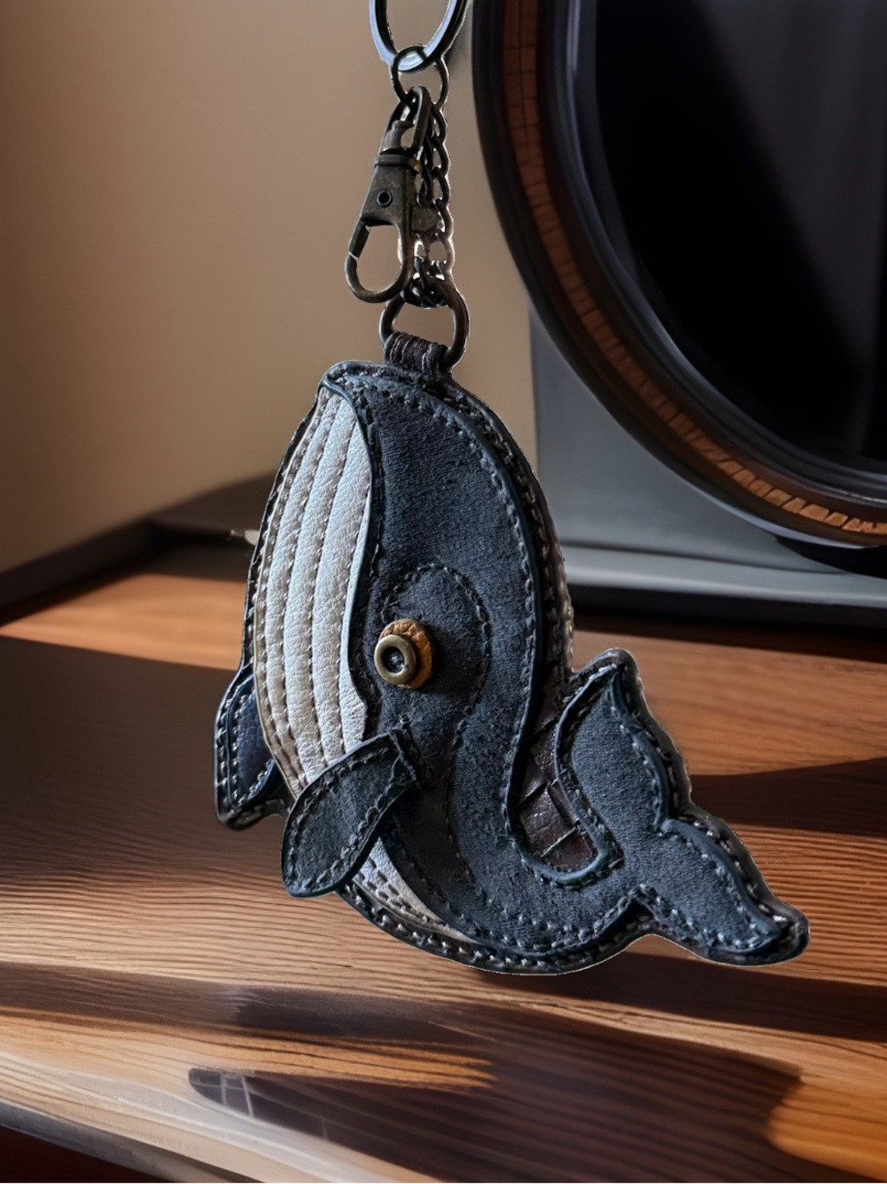 CHALA Whale Coin Purse Keychain 🐋